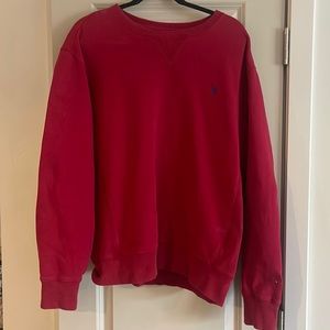 Red, Polo by Ralph Lauren sweater.